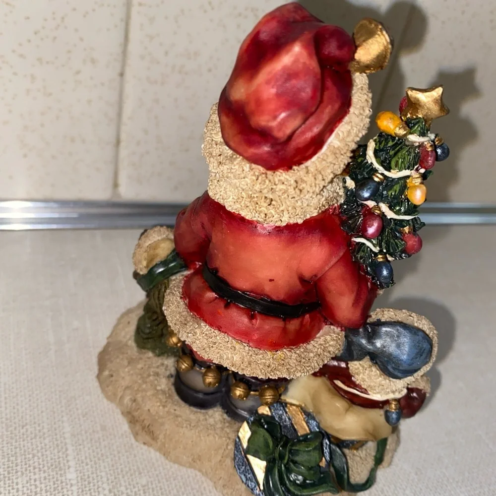 Vtg 1996‎ Barkley Crossing “Santa Paws” Figurine Edition IA / 2002